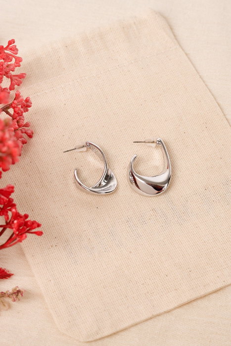 Heliophilia Silver Pendientes de Plata con Recubrimiento de Laca